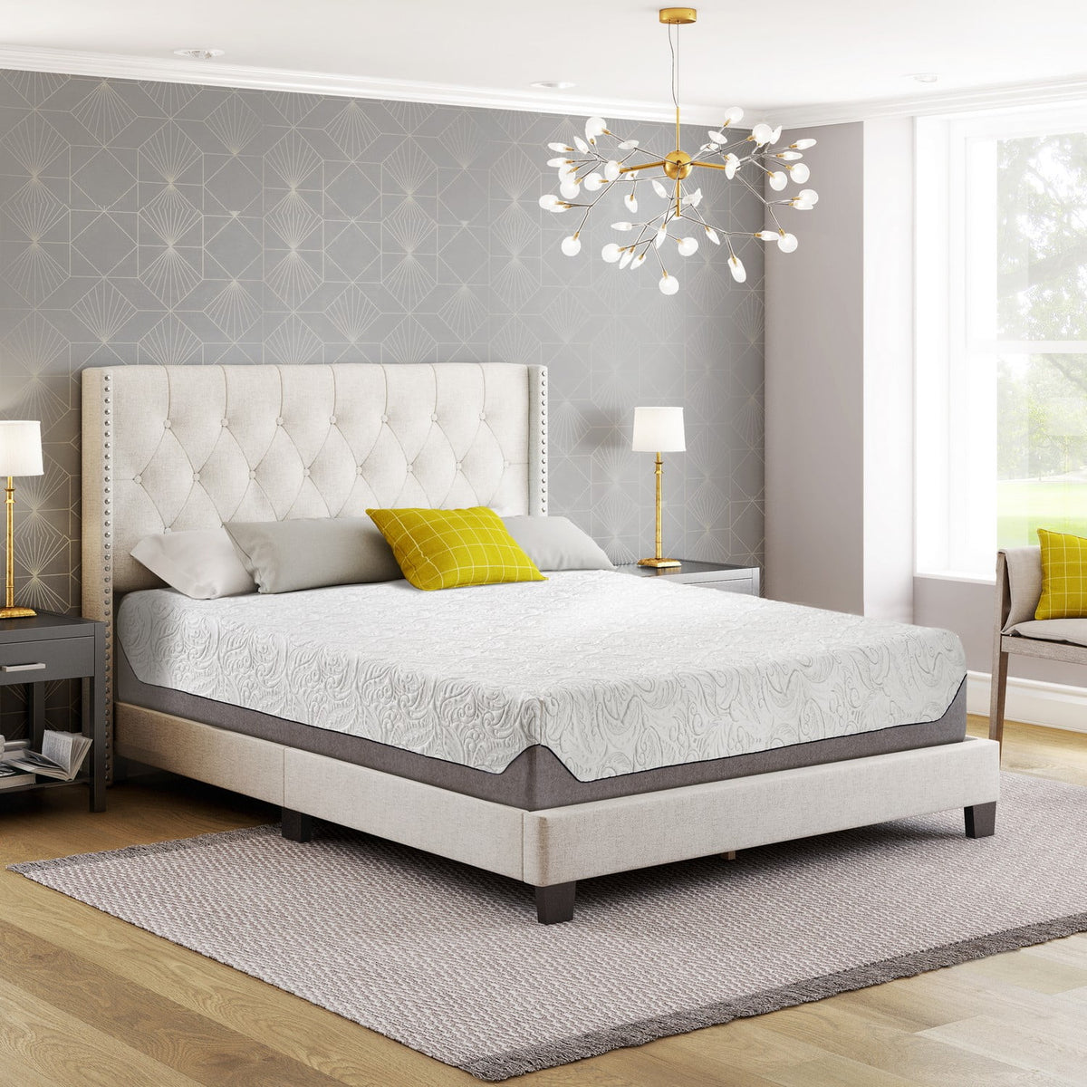 8" Gel Memory Foam Queen Mattress with Zip-off Cover G344843