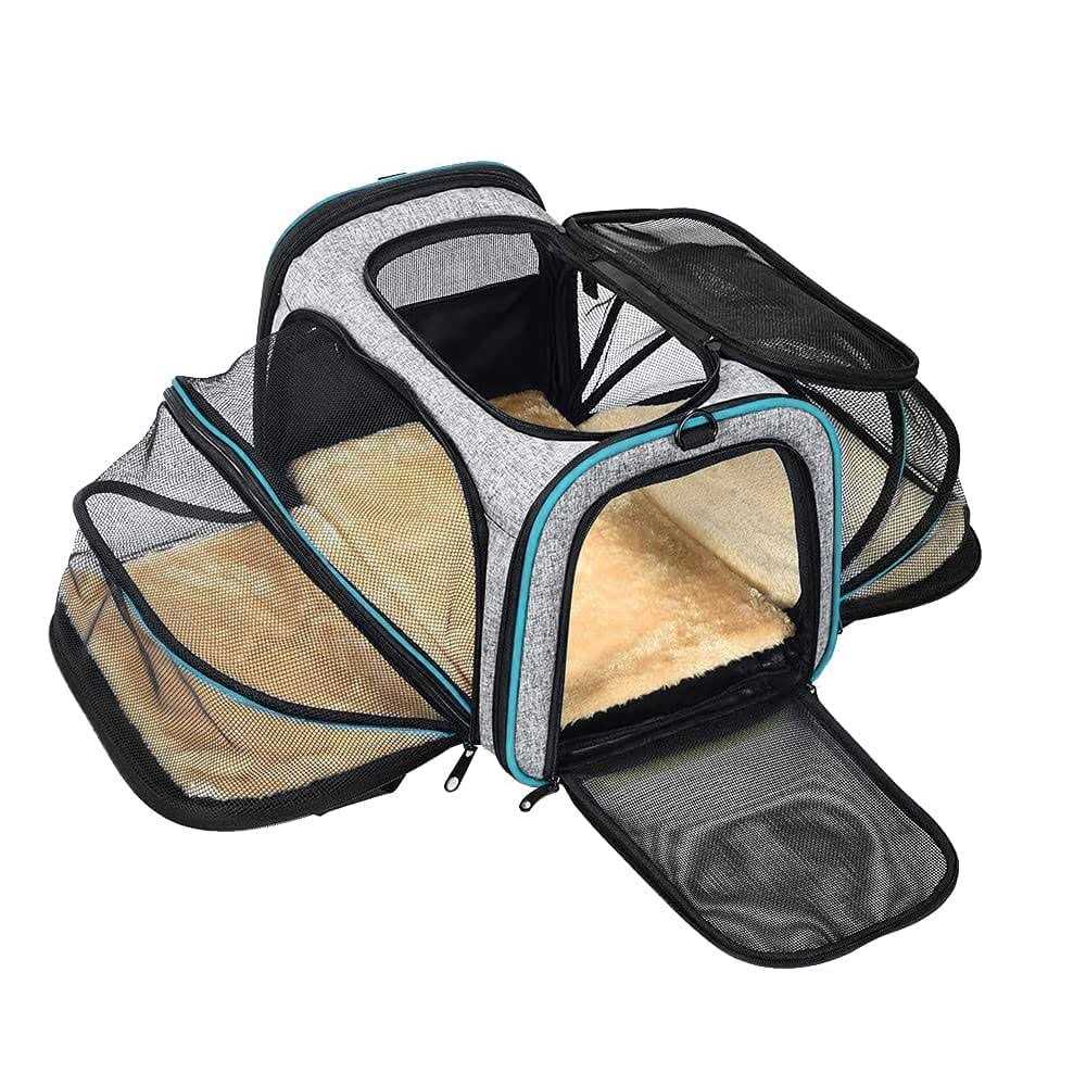 Airline Approved Expandable Foldable Soft-Sided Pet Carrier Z9048