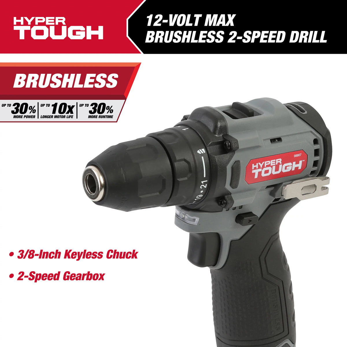 12V Max Lithium-Ion Brushless 3/8-Inch Drill Driver with Battery & Charger Z434