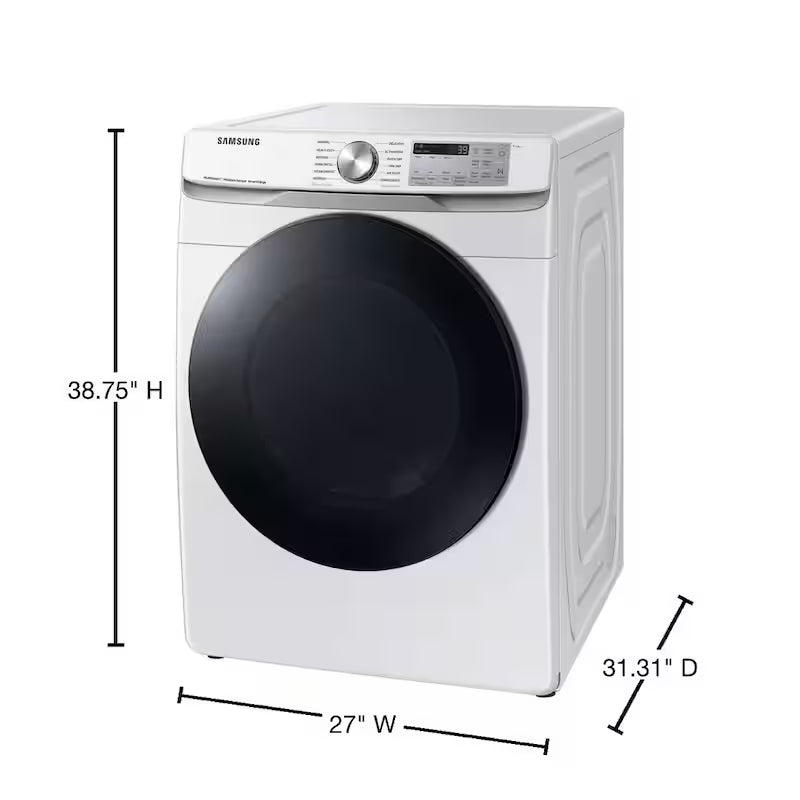 7.5 cu. ft. Smart Gas Dryer with Steam Sanitize+ in White K460