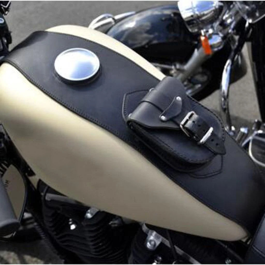 Black Waterproof Motorcycle Saddle Bags O382114