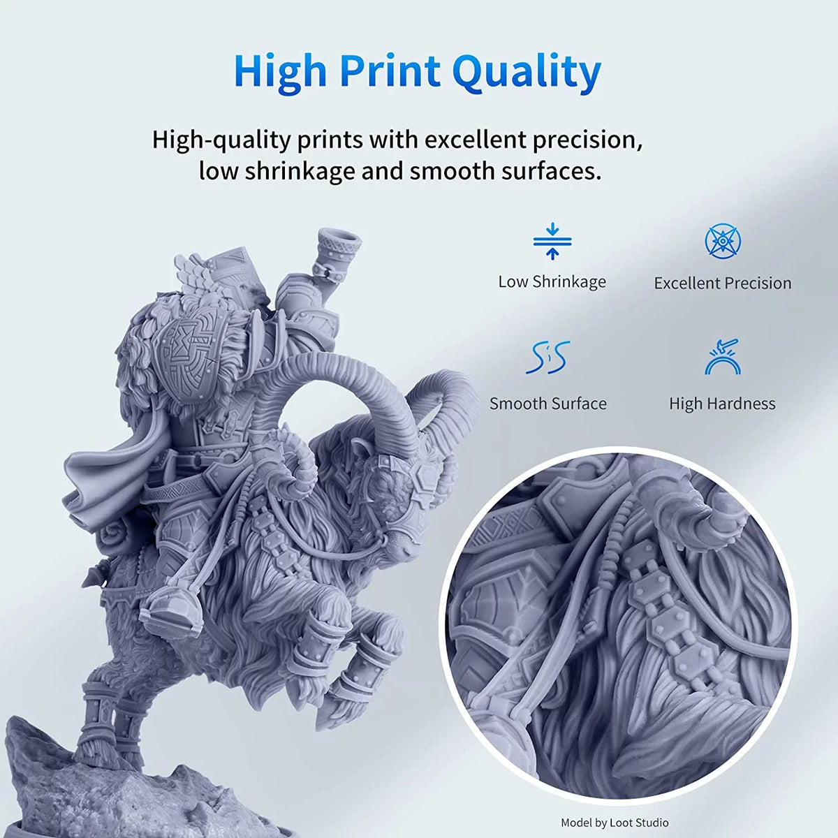 405nm UV Resin for LCD 3D Printer Gray 2kg B1884