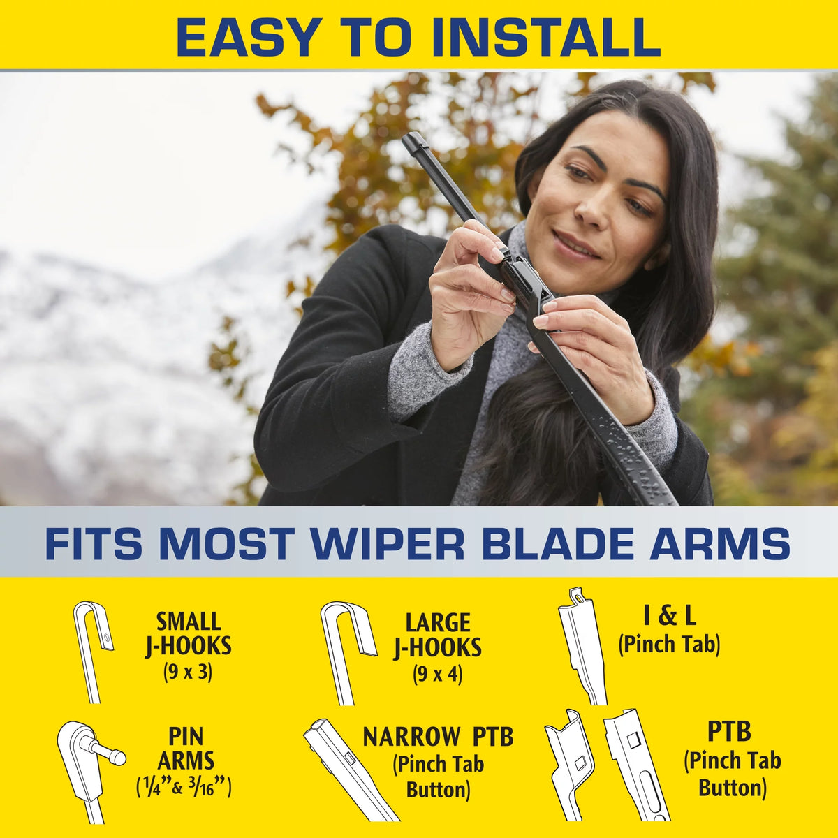 18 2-in-1 Windshield Wiper Blade Q494070