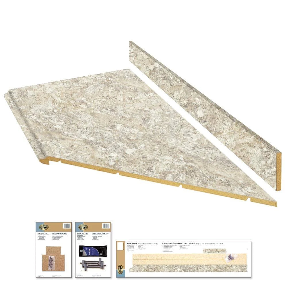8 ft. Beige Laminate Countertop Kit P591719