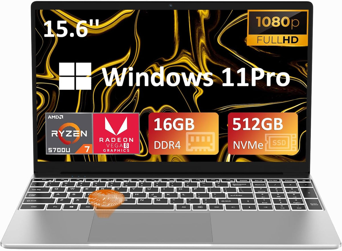 16GB DDR4 RAM 512GB M.2 PCIe NVMe SSD 15.6" FHD IPS LCD Laptop X2450