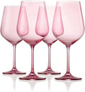 Red Wine Glasses Set of 4 Crystal 19.5Oz N65510
