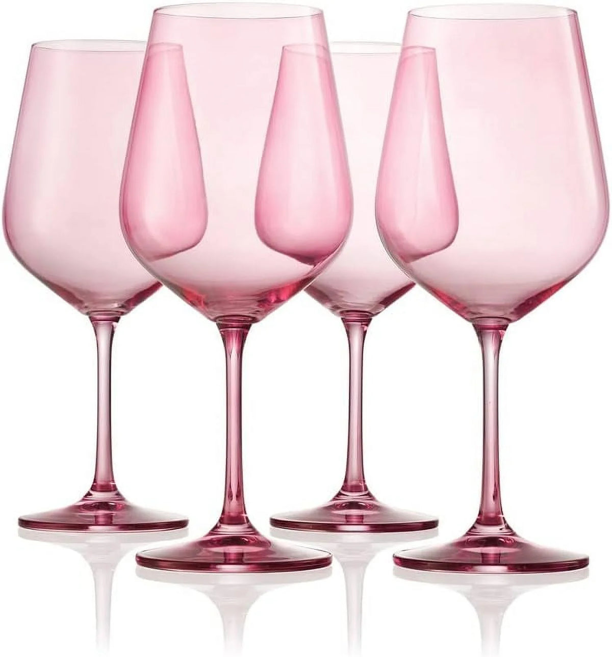 Red Wine Glasses Set of 4 Crystal 19.5Oz N65510