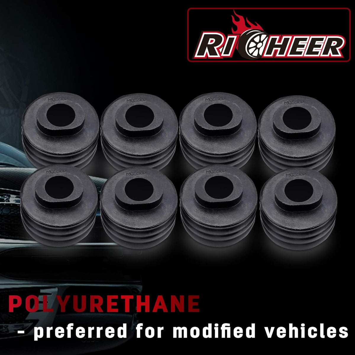 Body Mount Bushing Kit 18pcs Pack of 2 I365