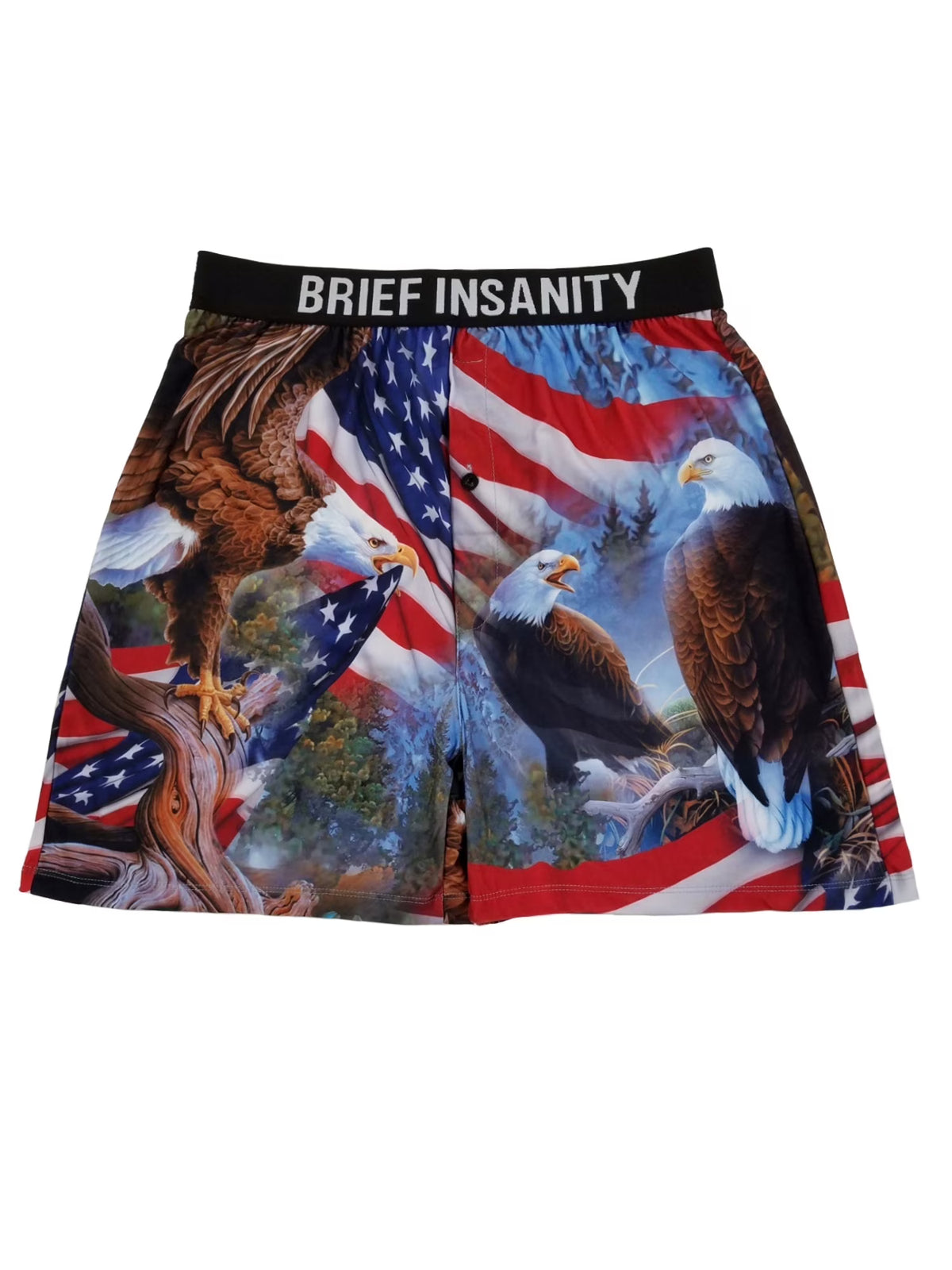 American Flag Eagle Boxer Shorts D90532