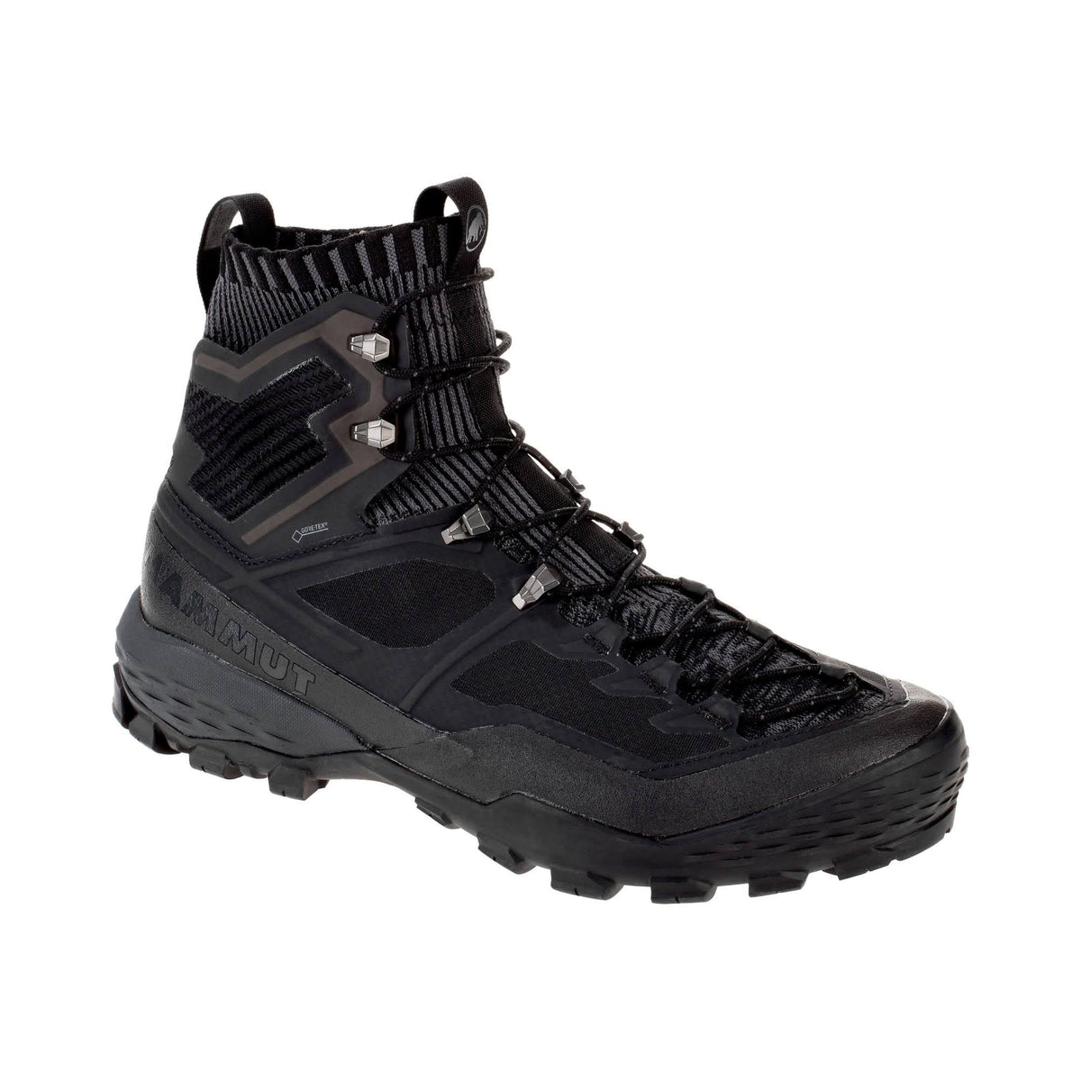 Black-Titanium Ducan Knit High GTX Shoes O647289
