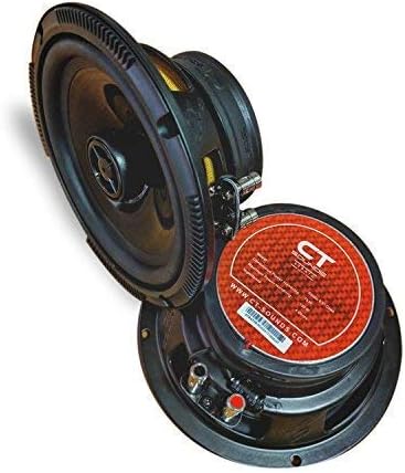 6.5” 240 Watt 2-Way Weatherproof Coaxial Car Speakers, Pair Pack of 2 I539331