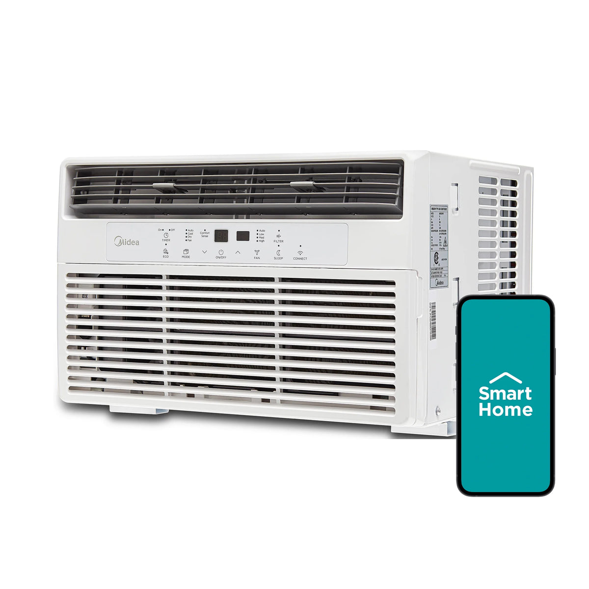 8,000 BTU 115V Smart Window Air Conditioner with Remote S994