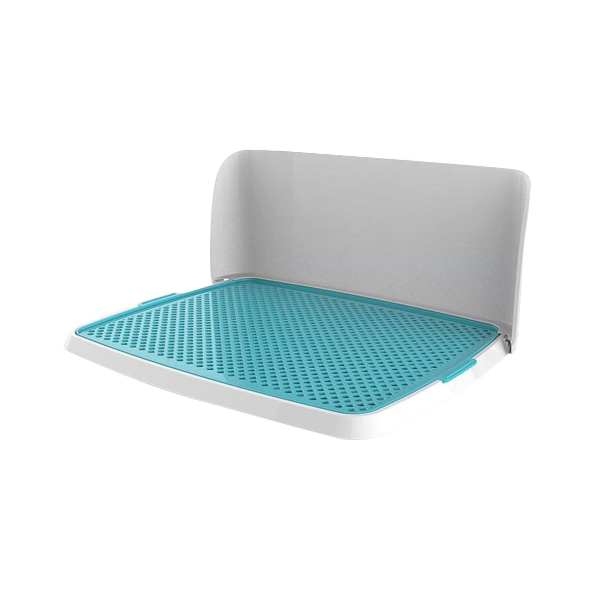 Collapsible Dog Potty Tray with Detachable Mesh Grate Blue 48x36x21cm E2500