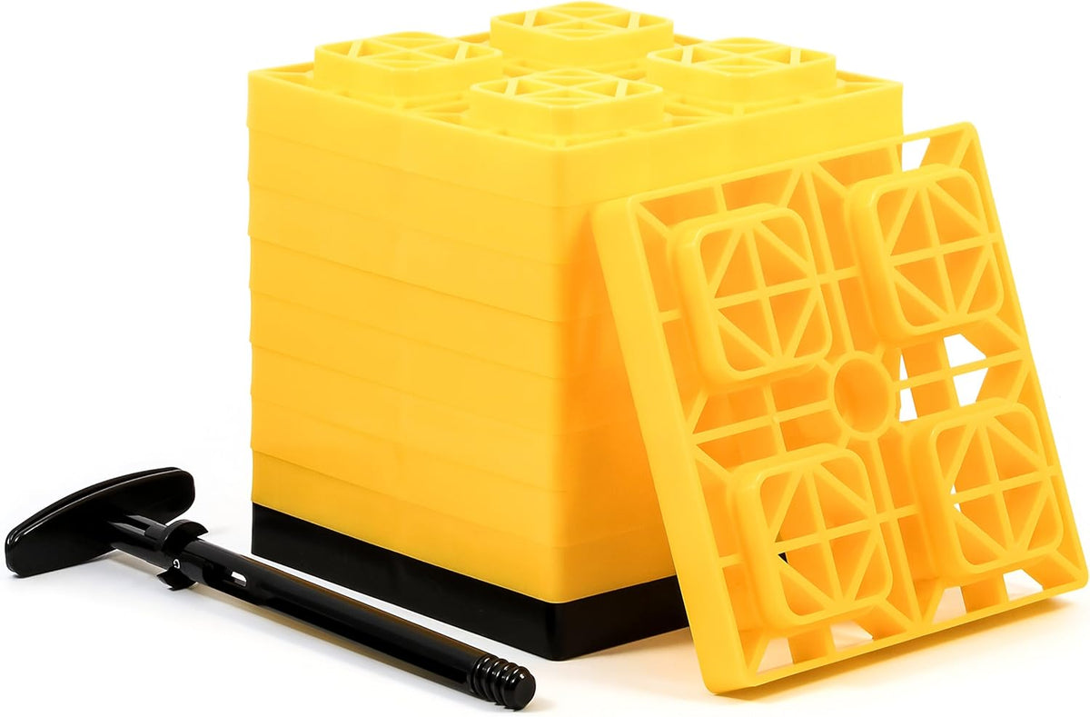 2x2 RV Leveling Block, Yellow, Pack of 10 L831142