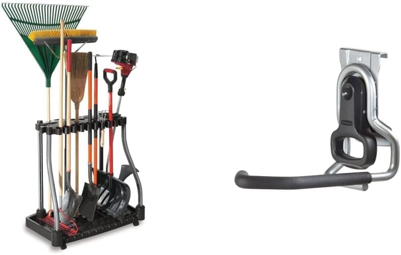 Black Garage Tool Tower Rack, Pack of 2 O527