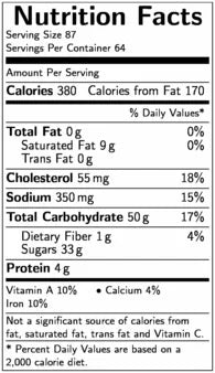 16 Slice Blondie Toffee Crunch Dessert Bar V7700