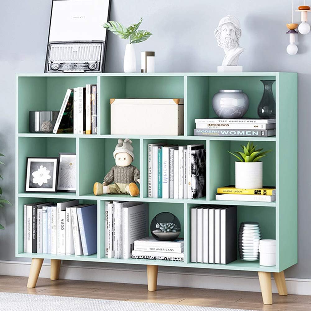 3-Tier Warm White Wooden Bookcase A7847