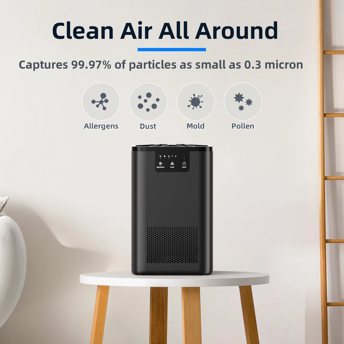 Black HEPA Air Purifier I608898