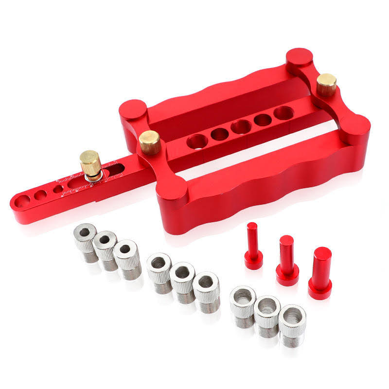 6/8/10mm Self-Centering Doweling Jig Drill Guide Kit F9334