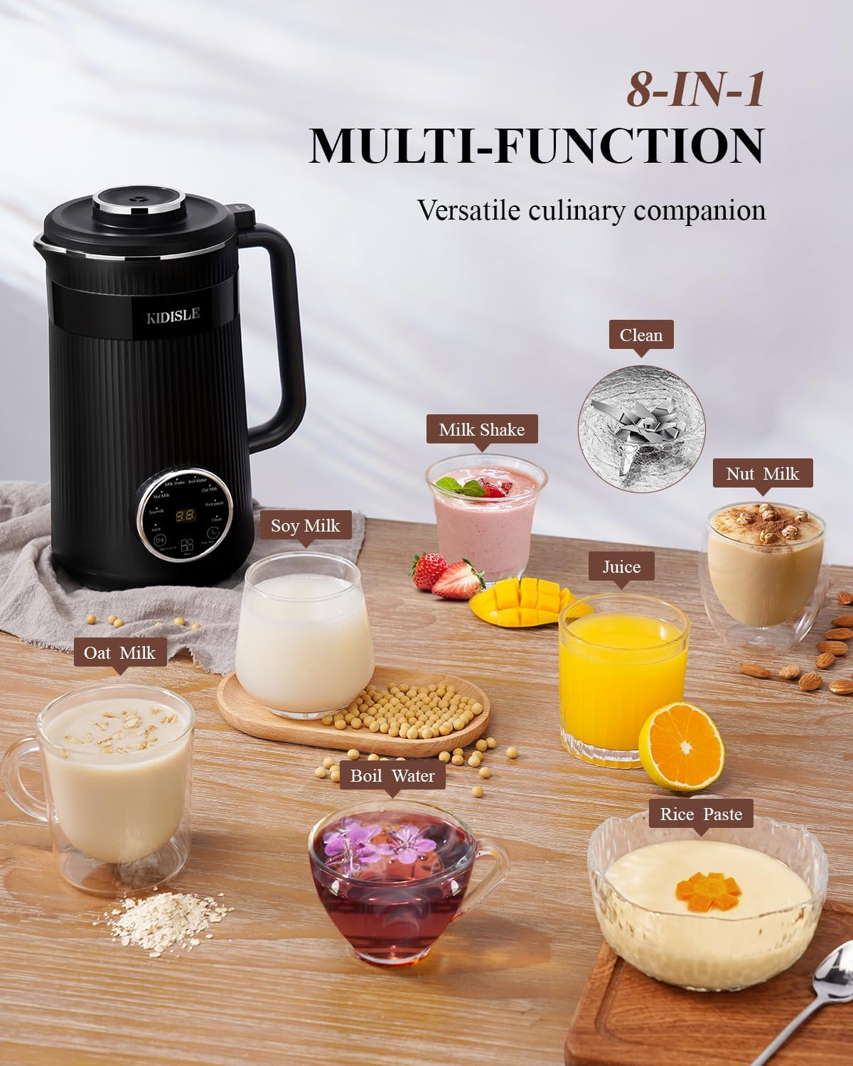 32oz Nut Milk Maker Blender, Black Y49989