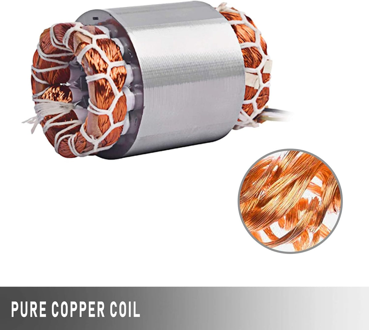 Concrete Vibrator Vibration Motor 100W Single Phase Electric Vibrating Motor Aluminum Alloy Case AC 110V 3600rpm Pack of 2 X53038