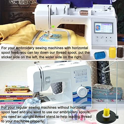 40 Colors Polyester Embroidery Machine Thread Kit 500M Each Spool X157477