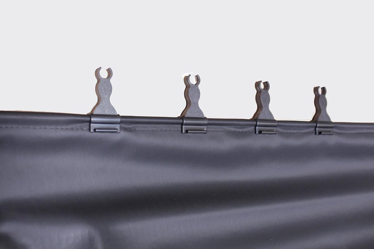 Black Cargo Cover Tonneau Anti Theft Shield Pack of 2 H702202