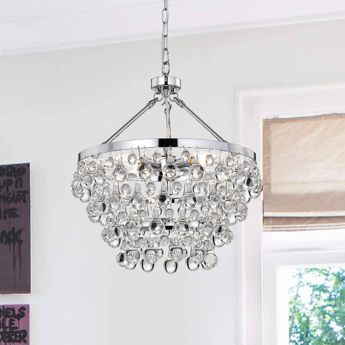 5 Light Crystal Chandelier Q399