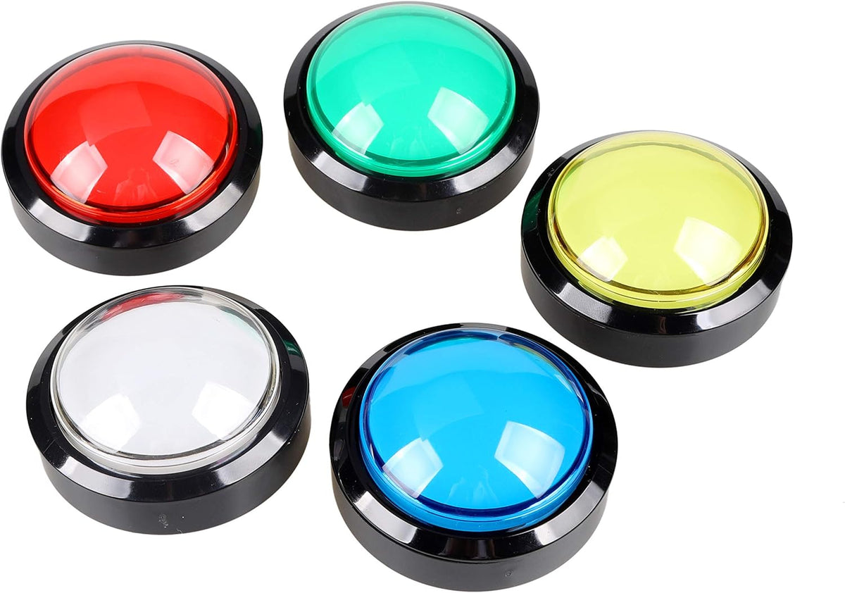 5X Arcade Buttons 60mm LED Push Button with Micro Switch I7085