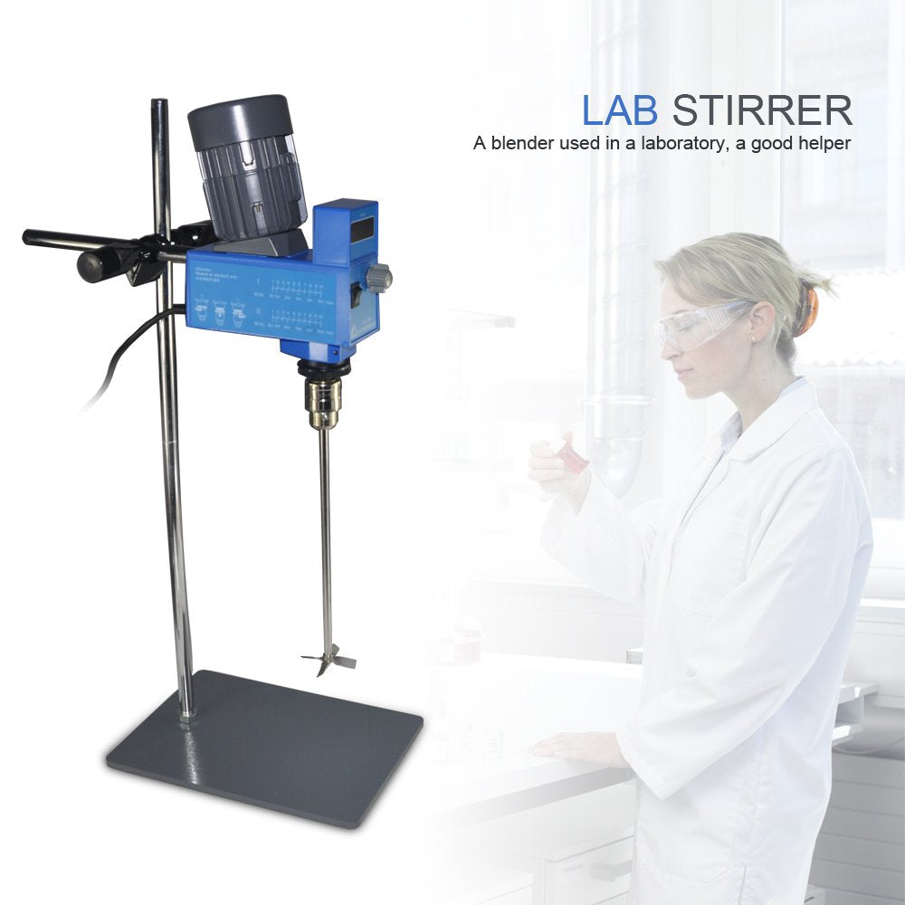 20L Electric Overhead Stirrer Mixer 2000RPM Digital Lab Mixer M572