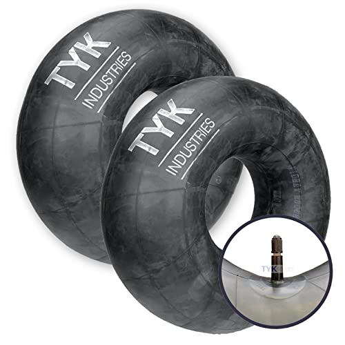 (2-Pack) 18X8.50-10 Lawn Mower Tire Inner Tube with TR13 Short Rubber Valve Stems M332157