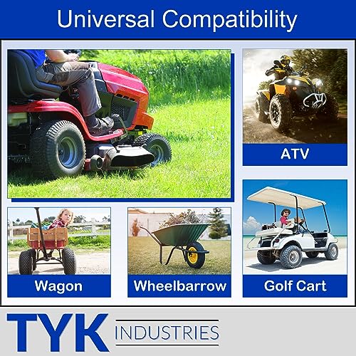 (2-Pack) 18X8.50-10 Lawn Mower Tire Inner Tube with TR13 Short Rubber Valve Stems M332157