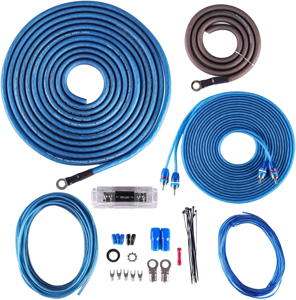 1/0 Gauge CCA Amplifier Installation Wiring Kit Q19093