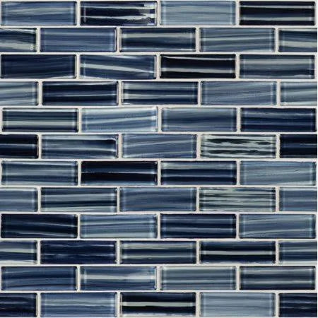 11.75 in. x 12 in. Glass Mesh-Mounted Mosaic Tile V2393