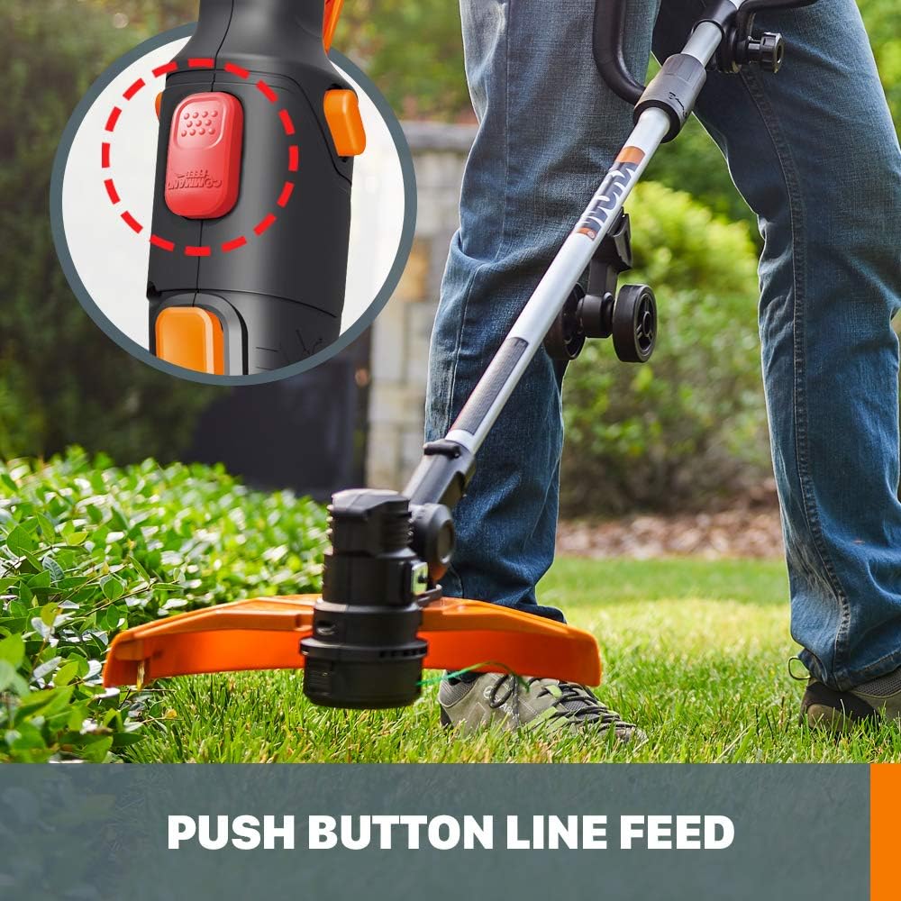 40V 13" Cordless String Trimmer & Wheeled Edger G4385