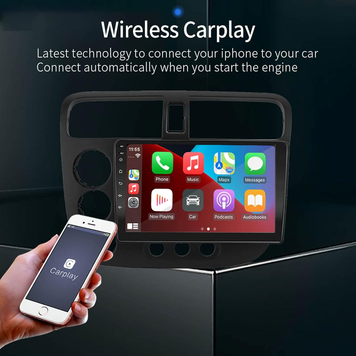 Android Car Radio Stereo Bluetooth for 2001-2005 Honda Civic K5190
