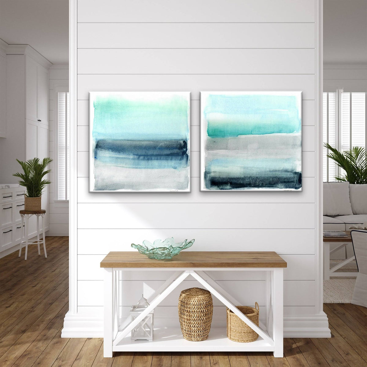 Blue Canvas Art K558174
