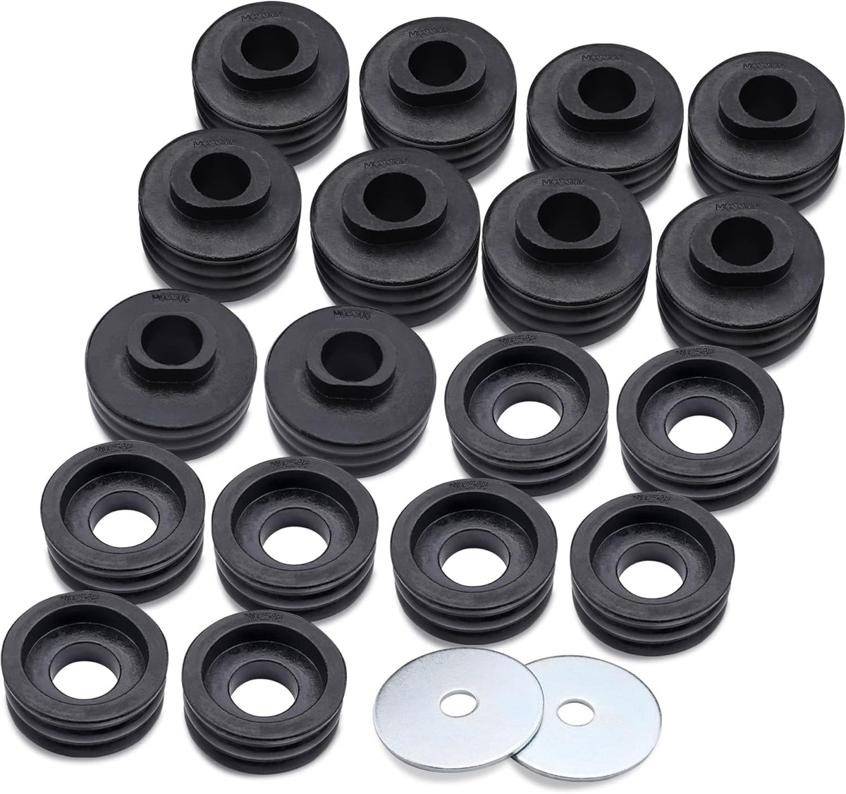 Body Mount Bushing Kit 18pcs Pack of 2 I365