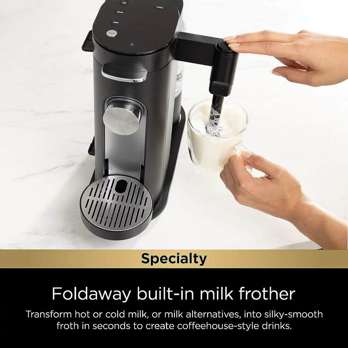 Black Single-Serve Coffee Maker V583997