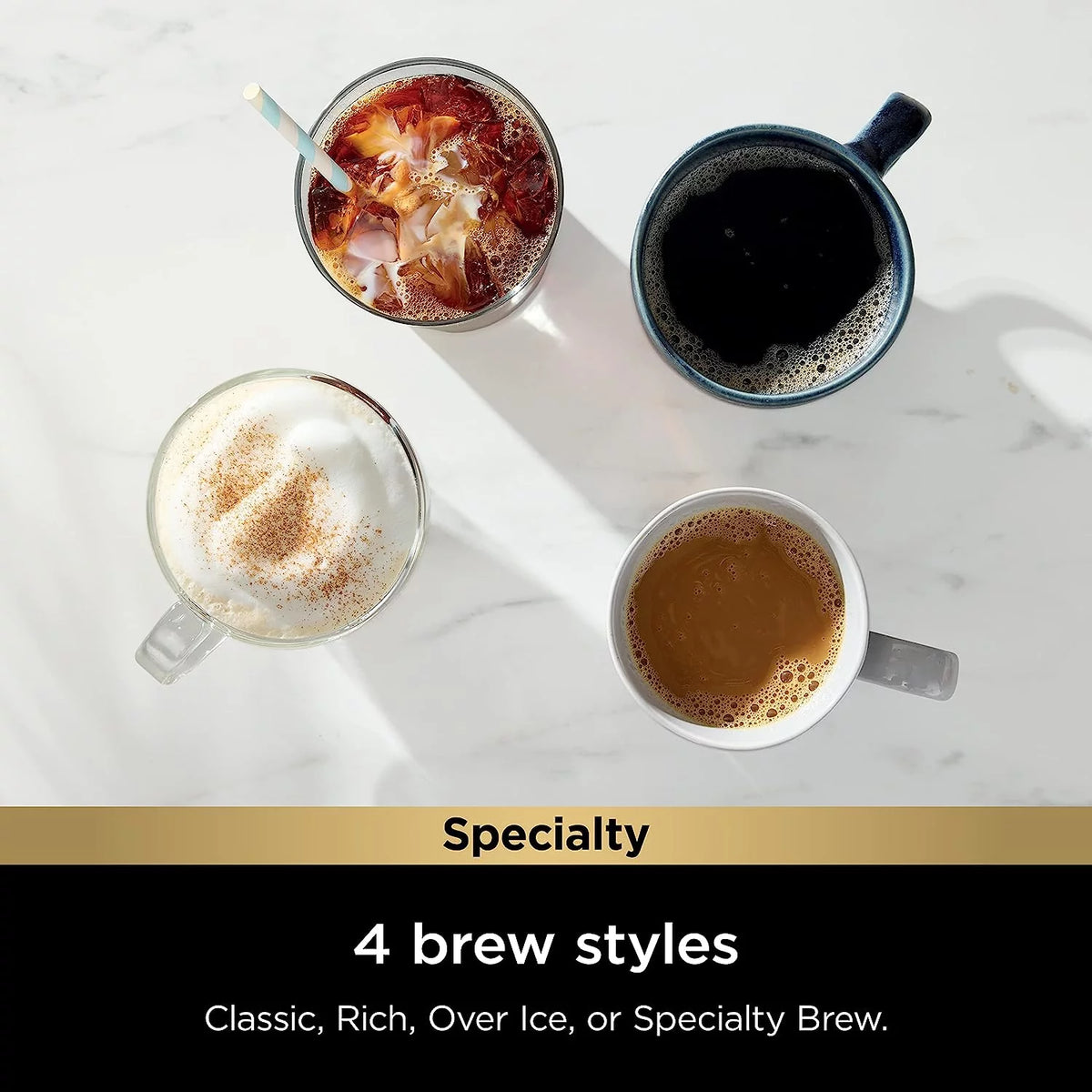 Black Single-Serve Coffee Maker V583997