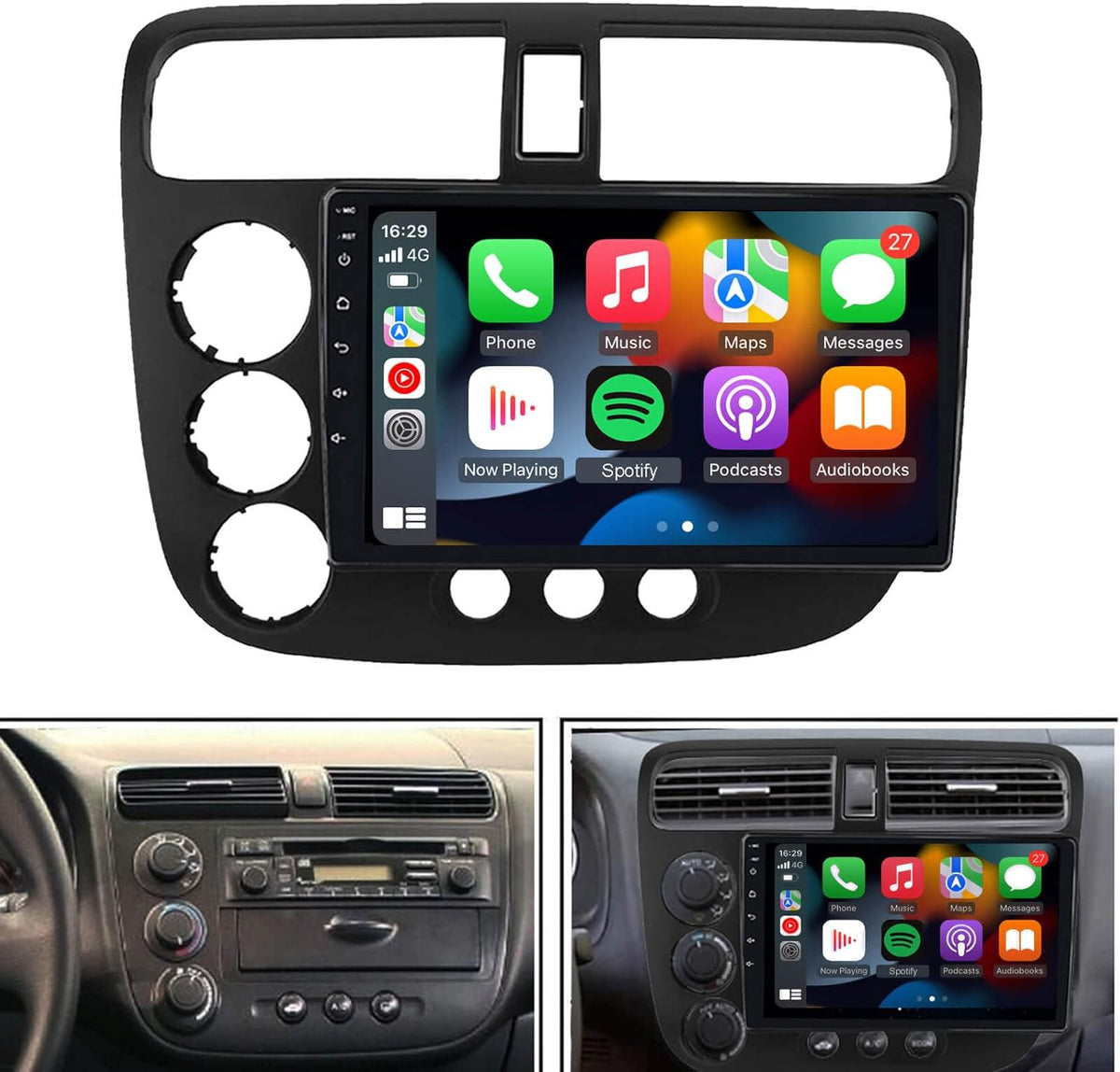 Android Car Radio Stereo Bluetooth for 2001-2005 Honda Civic K5190