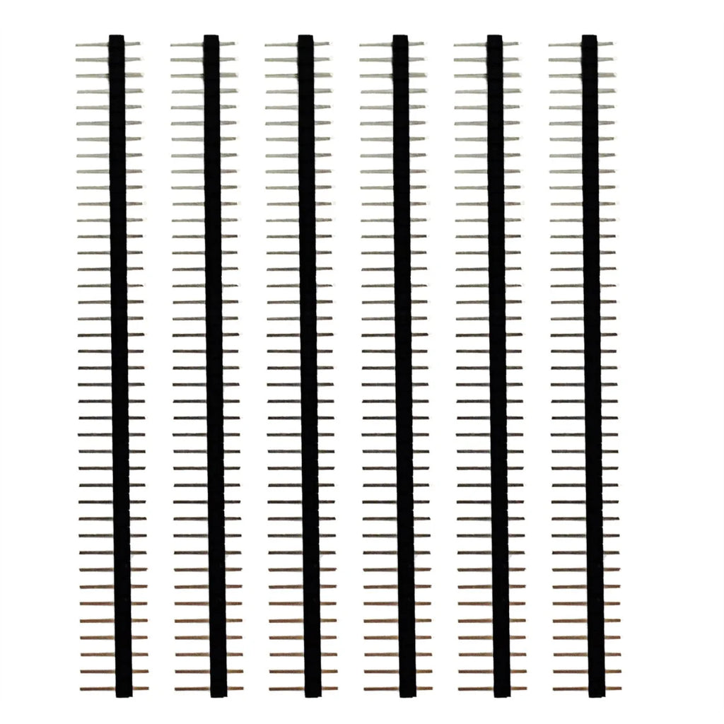 100pcs Male Header Pins Single Row 40 Pin 0.1 Inch 2.54mm Connector P1568