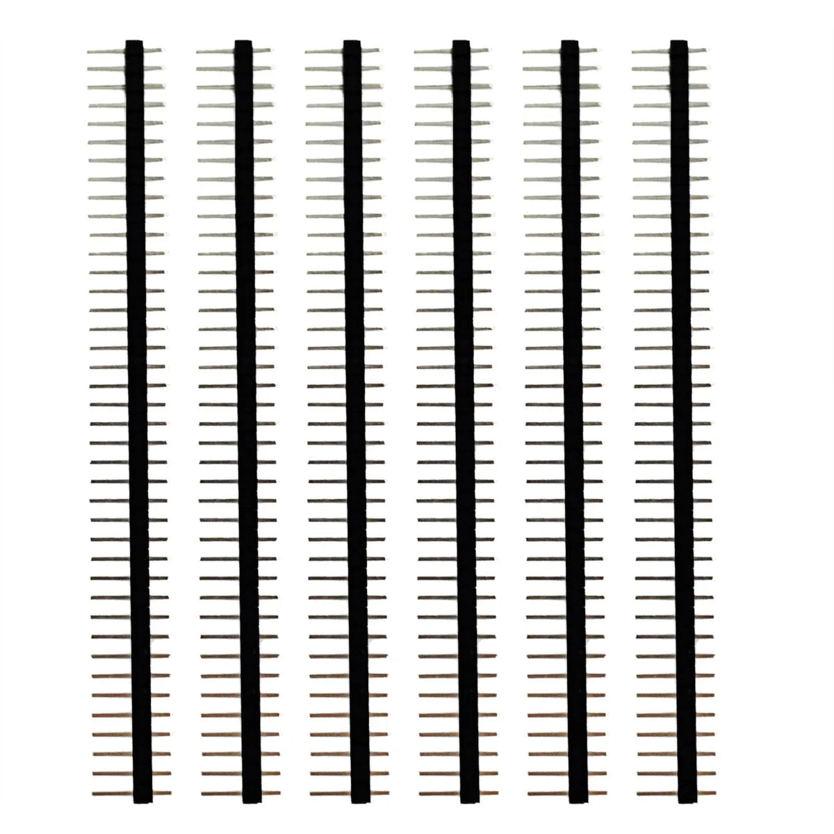 100pcs Male Header Pins Single Row 40 Pin 0.1 Inch 2.54mm Connector P1568