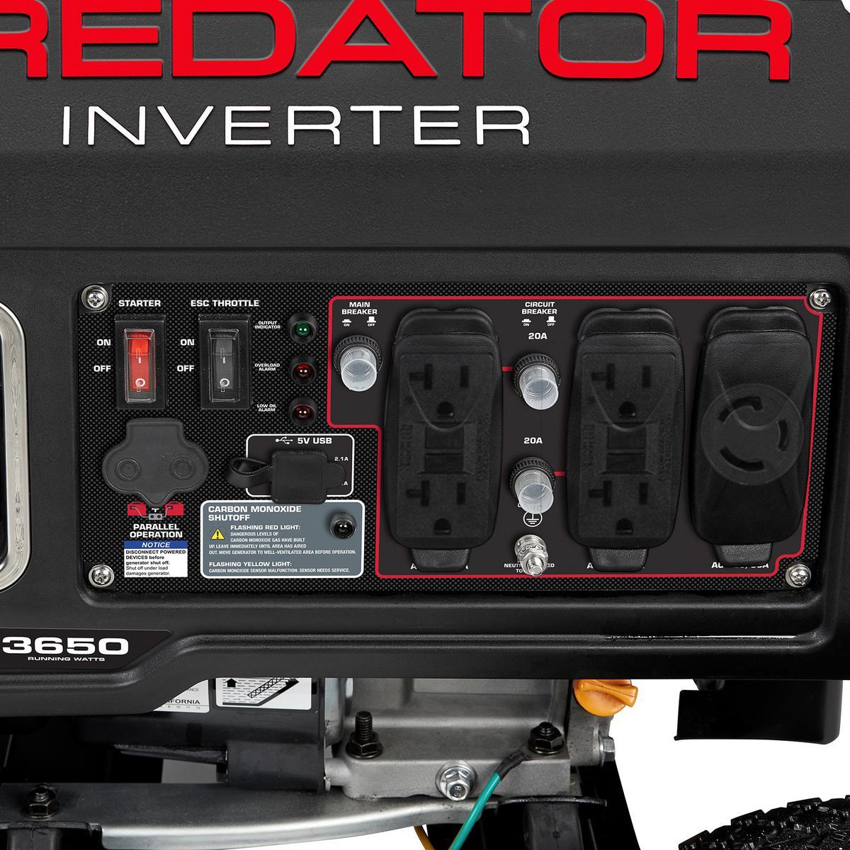 4550 Watt Open-Frame Inverter Generator R422149