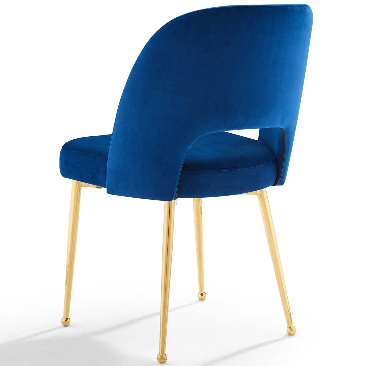 Blue Velvet Set of 2 Dining Chair B752473
