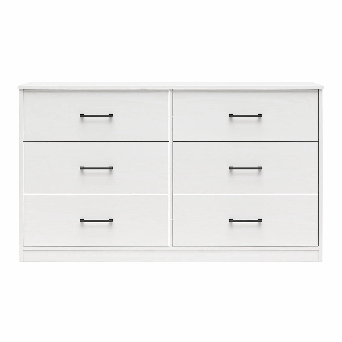 Black 6 Drawer Dresser W34129