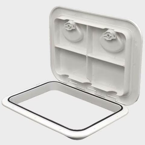 17.3 x 12.4 Inch White ABS Boat Access Hatch D678502