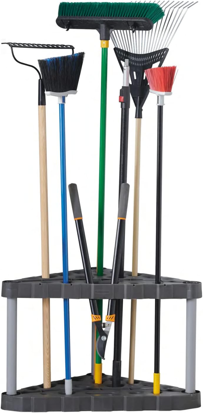 Black Garage Tool Tower Rack, Pack of 2 O527