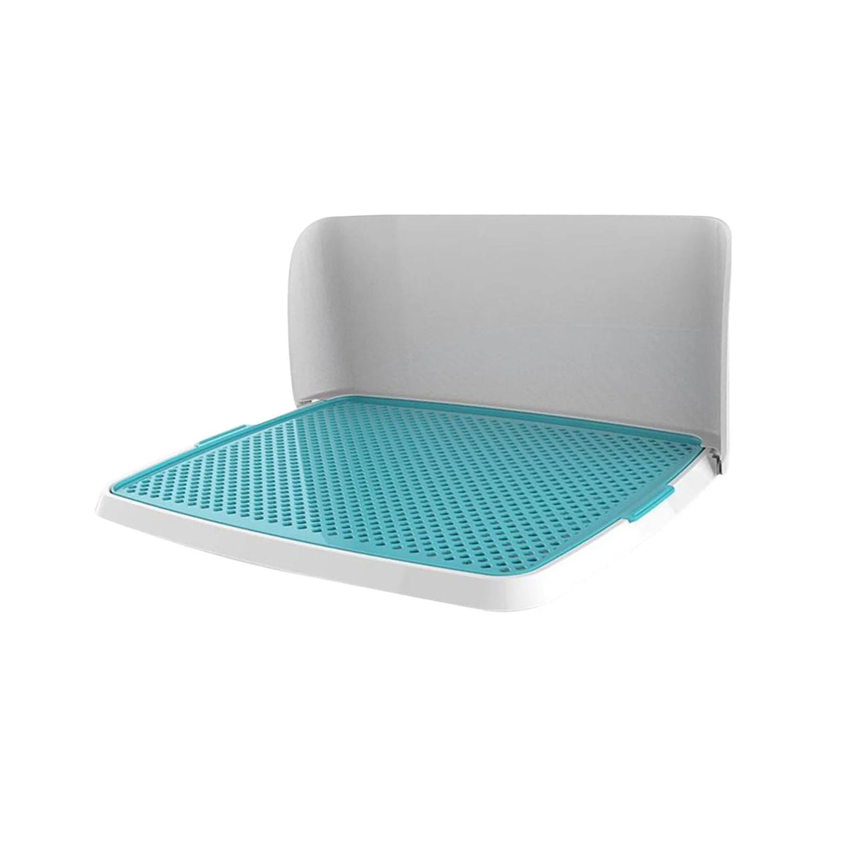 Collapsible Dog Potty Tray with Detachable Mesh Grate Blue 48x36x21cm E2500