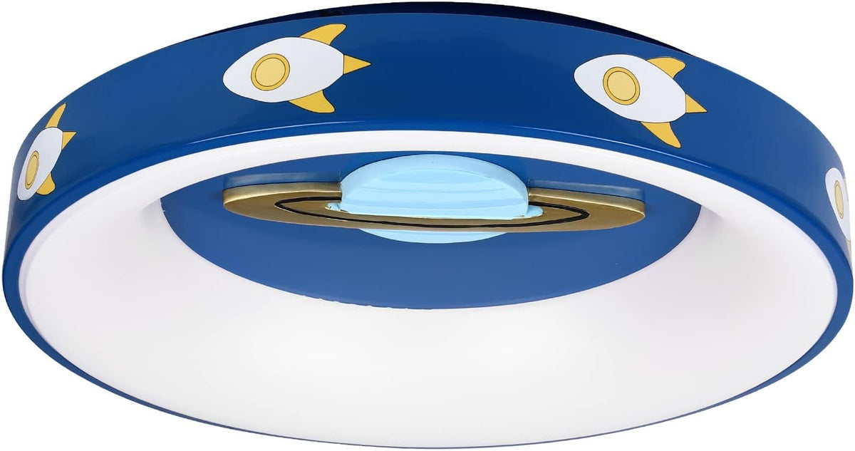Blue LED Flush Mount Ceiling Light G219